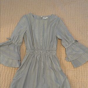 Habitual Navy and White Striped Dress